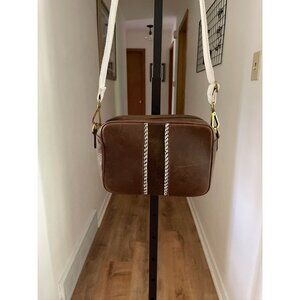 EUC Madewell The Transport Large Camera bag Suede Insert Crossbody Bag